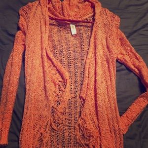 Orange/Salmon cardigan